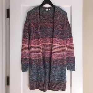 Gap Long Multi-colored Cardigan